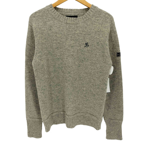 ショット Schott SHETLAND CREW-NECK KNIT SWEATER ショット シェットランドウール クルーネックセーター メンズ import:S