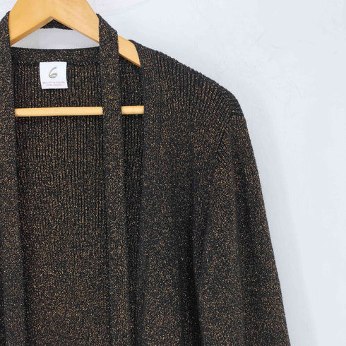 ロクビューティーアンドユースユナイテッドアローズ 6 BEAUTY & YOUTH UNITED ARROWS LAME CARDIGAN レディース