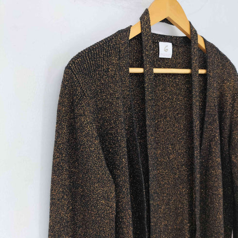 ロクビューティーアンドユースユナイテッドアローズ 6 BEAUTY & YOUTH UNITED ARROWS LAME CARDIGAN レディース