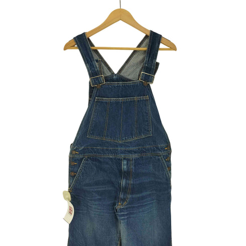 エドウィン EDWIN 70S 紙パッチ 刺繍ロゴ Wポケット デニム オーバーオール メンズ W:L M:0