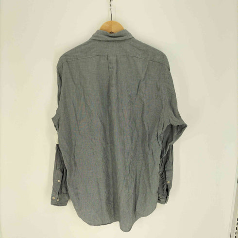 ラルフローレン RALPH LAUREN 90S YARMOUTH 千鳥格子 スモールポニー刺繍 L/S B.D シャツ メンズ 15 1/2