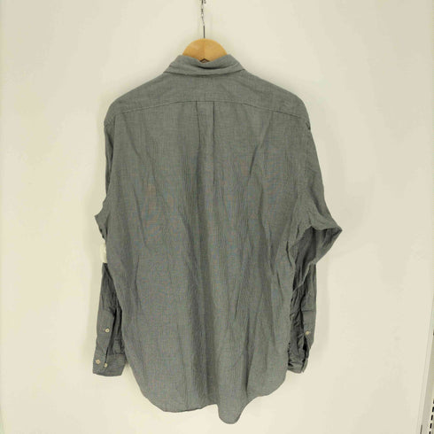 ラルフローレン RALPH LAUREN 90S YARMOUTH 千鳥格子 スモールポニー刺繍 L/S B.D シャツ メンズ 15 1/2