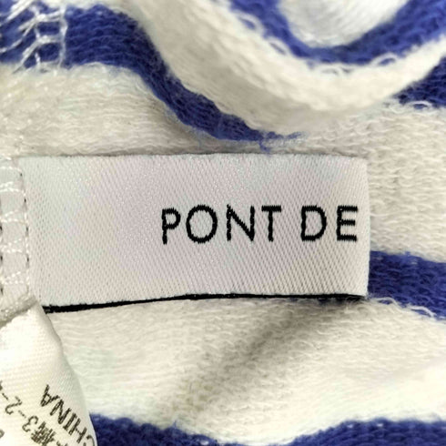 PONT DE CHALONS ミニ裏毛 クレイジーボーダープルオーバー レディース FREE