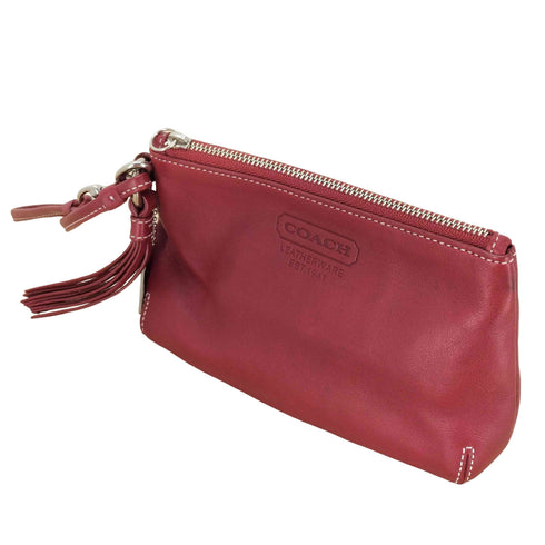コーチ COACH OLD オールド レザー 本革 タッセル ポーチ メンズ