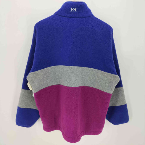 ヘリーハンセン HELLY HANSEN 90s ゴールドウイン社製 マルチカラー ハーフジップ フリースジャケット メンズ import:M