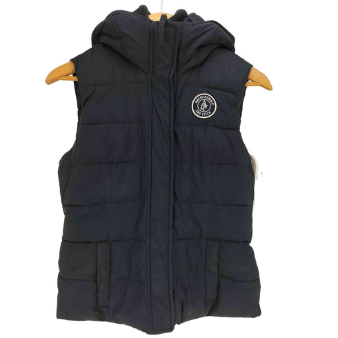 アバクロンビーアンドフィッチ Abercrombie & Fitch ロゴワッペン 裏地フリース シェル フーデッド ジャケット レディース