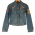 ダメージ加工 cene montesano デニムトラッカージャケット レディース import:M