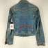 ダメージ加工 cene montesano デニムトラッカージャケット レディース import:M