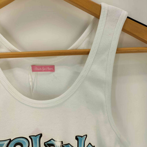 ブラックアイパッチ Black Eye Patch BLACKLETTER AIRBRUSH TANK レディース JPN:M