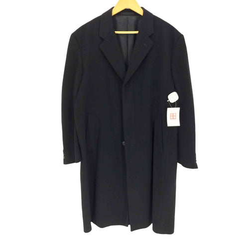 INTIMAGE カシミヤ100 比翼 チェスター コート メンズ 胸囲 94~102 身長 175~185