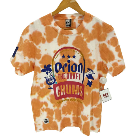チャムス CHUMS ORION BEER タイダイ柄 クルーネック S/S Tシャツ メンズ JPN:M