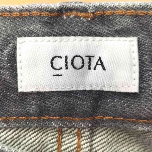 シオタ CIOTA インディゴ スビンコットン 13.5oz ストレートデニム レディース 26
