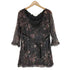 paix et doux Y2K 姫カジ ローズ シースルートップス レディース LL