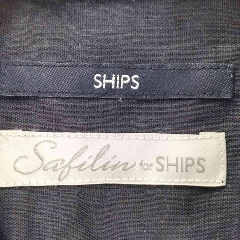 シップス SHIPS リネンレギュラーカラーシャツ メンズ JPN:L