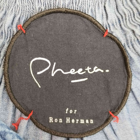 フィータ Pheeta 別注 ボリュームスリーブ デニム ブラウス レディース