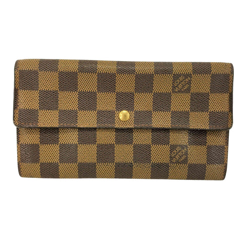 ルイヴィトン LOUIS VUITTON ダミエ・エベヌ ポルトフォイユ・サラ レディース