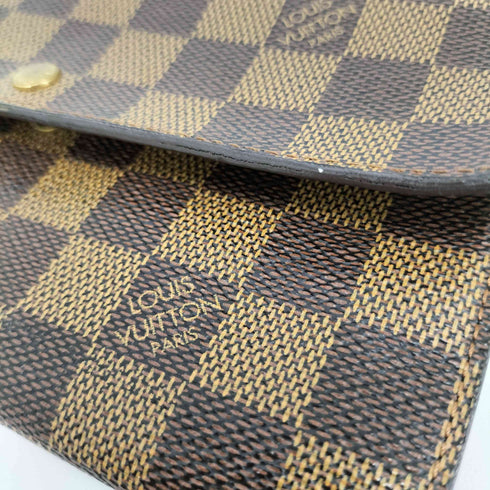 ルイヴィトン LOUIS VUITTON ダミエ・エベヌ ポルトフォイユ・サラ レディース