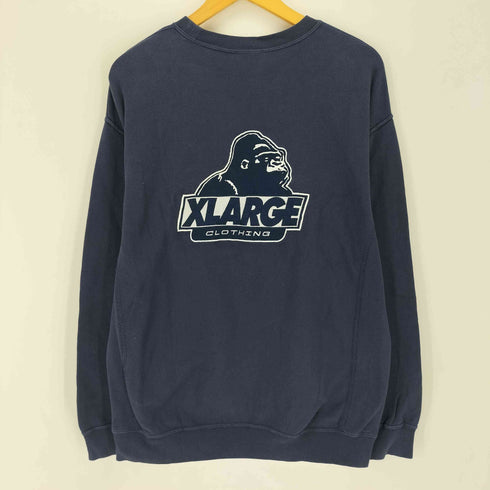 エクストララージ XLARGE REVERSE WEAVE 刺繍クルーネックスウェット メンズ JPN:M