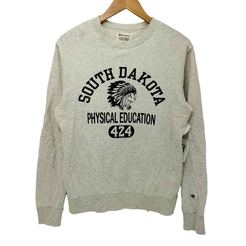 チャンピオン Champion SOUTH DAKOTA 染み込み 4段 クルーネック スウェット メンズ import:M