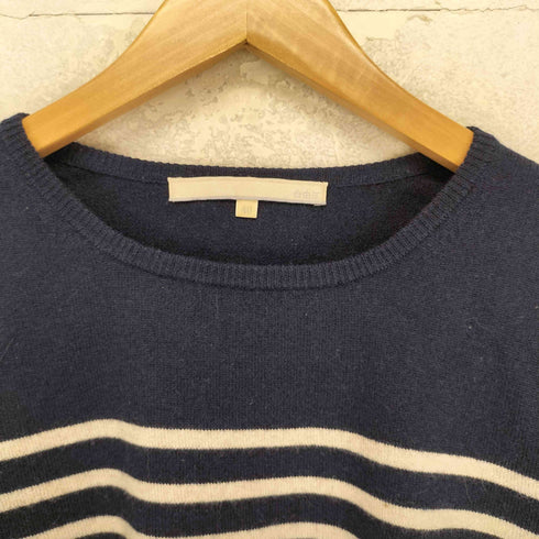 ジユウク 自由区 カシミヤ混 ボーダー ニット レディース JPN:40