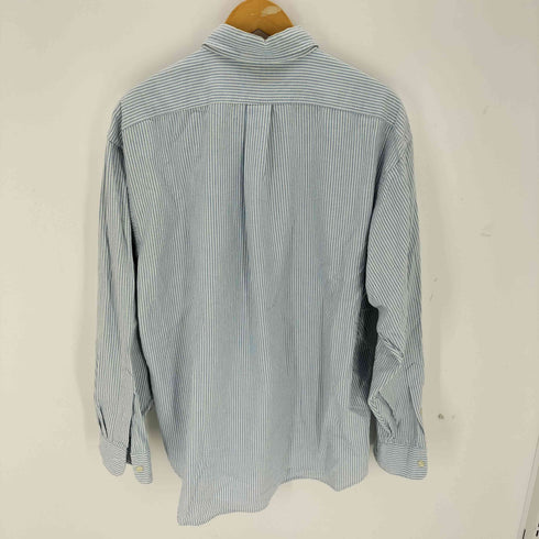 ポロバイラルフローレン Polo by RALPH LAUREN THE BIG SHIRT ポニー刺繍 ストライプ柄 L/S ロングスリーブ ボタンダウンシャツ メンズ M