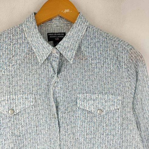 ポロジーンズ RL POLO JEANS CO. 総柄 ウエスタンシャツ レディース JPN:M