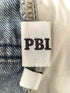 PBLIM 加工デザイン ワイドデニムパンツ メンズ JPN:M