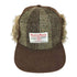 ハリスツイード Harris Tweed チェック フェイクファー付き フライトキャップ メンズ