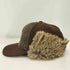 ハリスツイード Harris Tweed チェック フェイクファー付き フライトキャップ メンズ