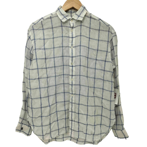 ポロバイラルフローレン Polo by RALPH LAUREN 袖ポニー マチ付 レギュラーカラー チェック シャツ レディース 4