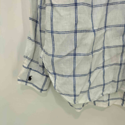 ポロバイラルフローレン Polo by RALPH LAUREN 袖ポニー マチ付 レギュラーカラー チェック シャツ レディース 4