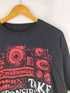 ホラーゲーム グラフィックプリント ロングスリーブ Tシャツ メンズ JPN:XL