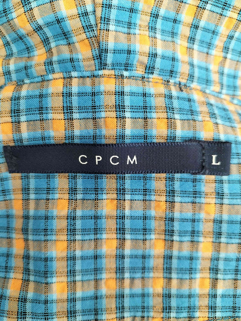 シーピーシーエム CPCM チェック柄 フーデッドジャケット メンズ JPN:L