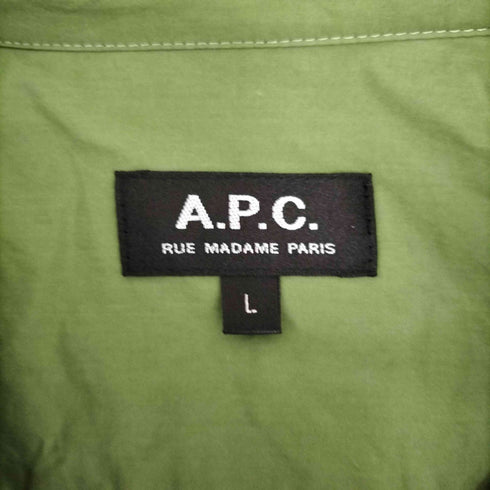 アーペーセー A.P.C. 刺繍ロゴ ボタンダウンシャツ メンズ L