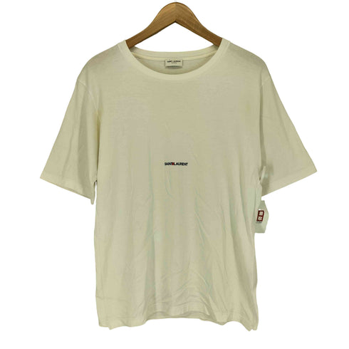 サンローランパリ SAINT LAURENT PARIS ロゴ プリント 半袖 Tシャツ レディース S
