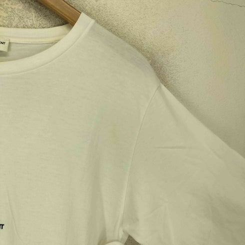 サンローランパリ SAINT LAURENT PARIS ロゴ プリント 半袖 Tシャツ レディース S