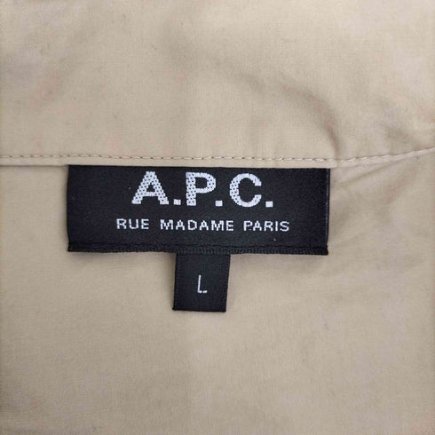 アーペーセー A.P.C. 半袖 オープンカラーシャツ メンズ L