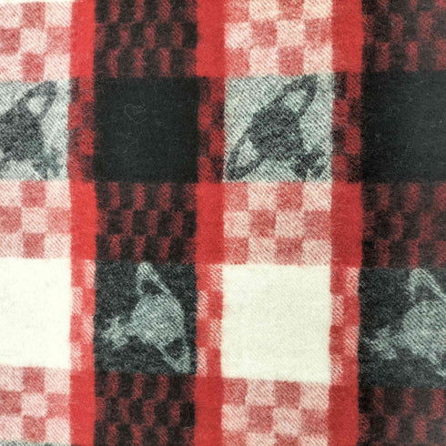 ヴィヴィアンウエストウッド Vivienne Westwood ブロックチェック オーブ フリンジマフラー レディース