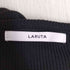 LARUTA ポリニットコンパクトZIPカーデ レディース FREE