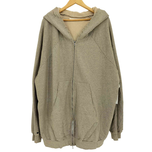 NILøS 17aw BRAIN SQUAT EXTRA OVER ZIP HOODIE ver.4 メンズ E