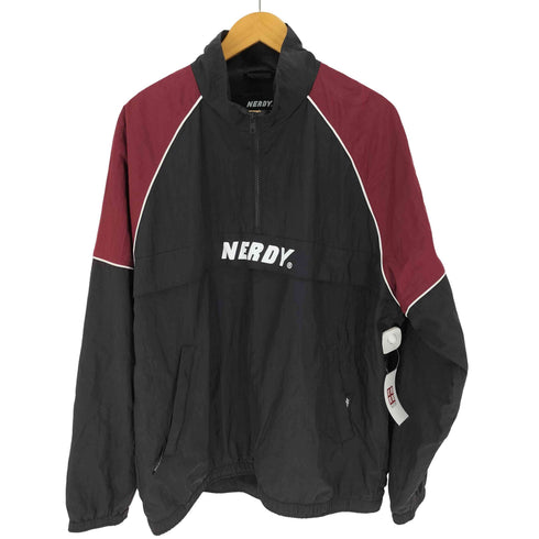 ノルディー nerdy ハーフジップ ナイロンジャケット メンズ import:L
