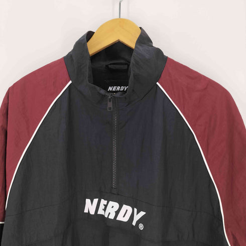ノルディー nerdy ハーフジップ ナイロンジャケット メンズ import:L