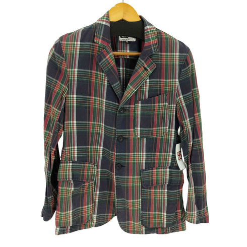 エンジニアードガーメンツ Engineered Garments チェック 3B コットン テーラードジャケット メンズ import:XS