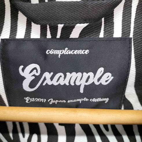 イグザンプル EXAMPLE ロゴ刺繍 スイングトップ メンズ JPN:L
