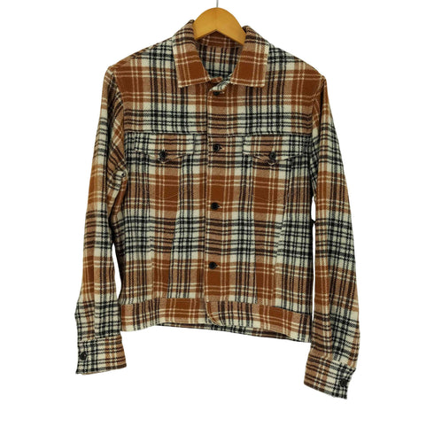 バグッタ Bagutta イタリア製 ウール チェックシャツ メンズ import:S