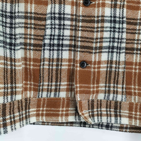 バグッタ Bagutta イタリア製 ウール チェックシャツ メンズ import:S