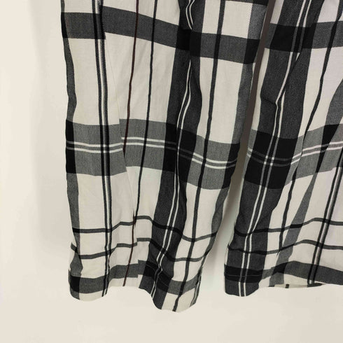 ユリウス JULIUS ×ISETAN Rayon Silk Check Jacquard Wide Easy Pants メンズ JPN:2