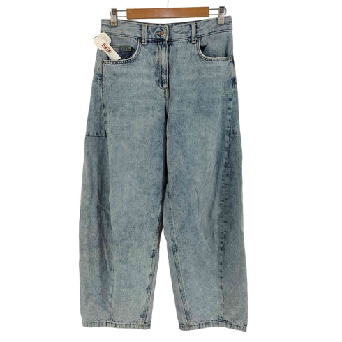ザラ ZARA ZW COLLECTION ANKLE BALLOON バルーン ミッドライズデニムパンツ レディース 38