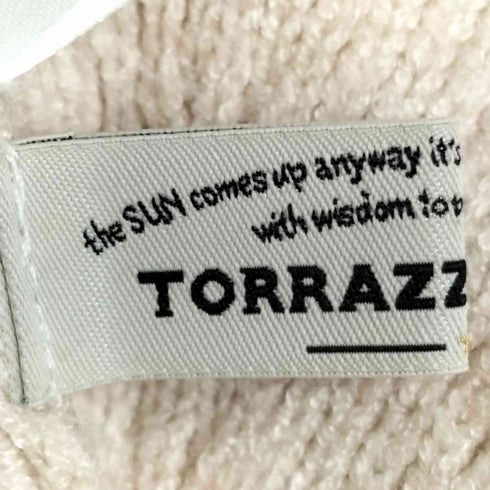 トラッゾドンナ Torrazzo Donna 袖ラビットファー ニットカーディガン レディース FREE