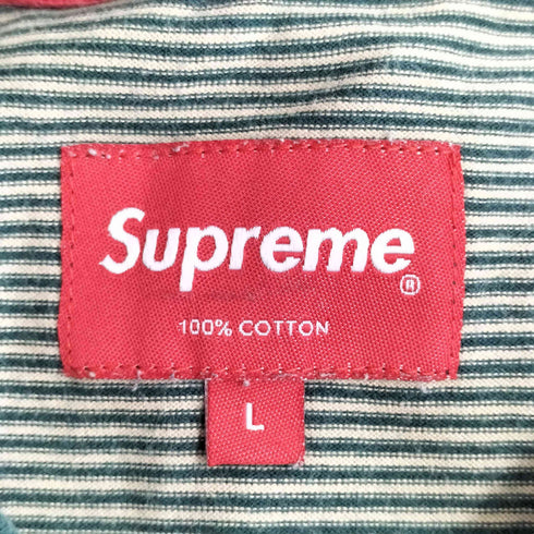 シュプリーム Supreme micro stripe t メンズ import:L